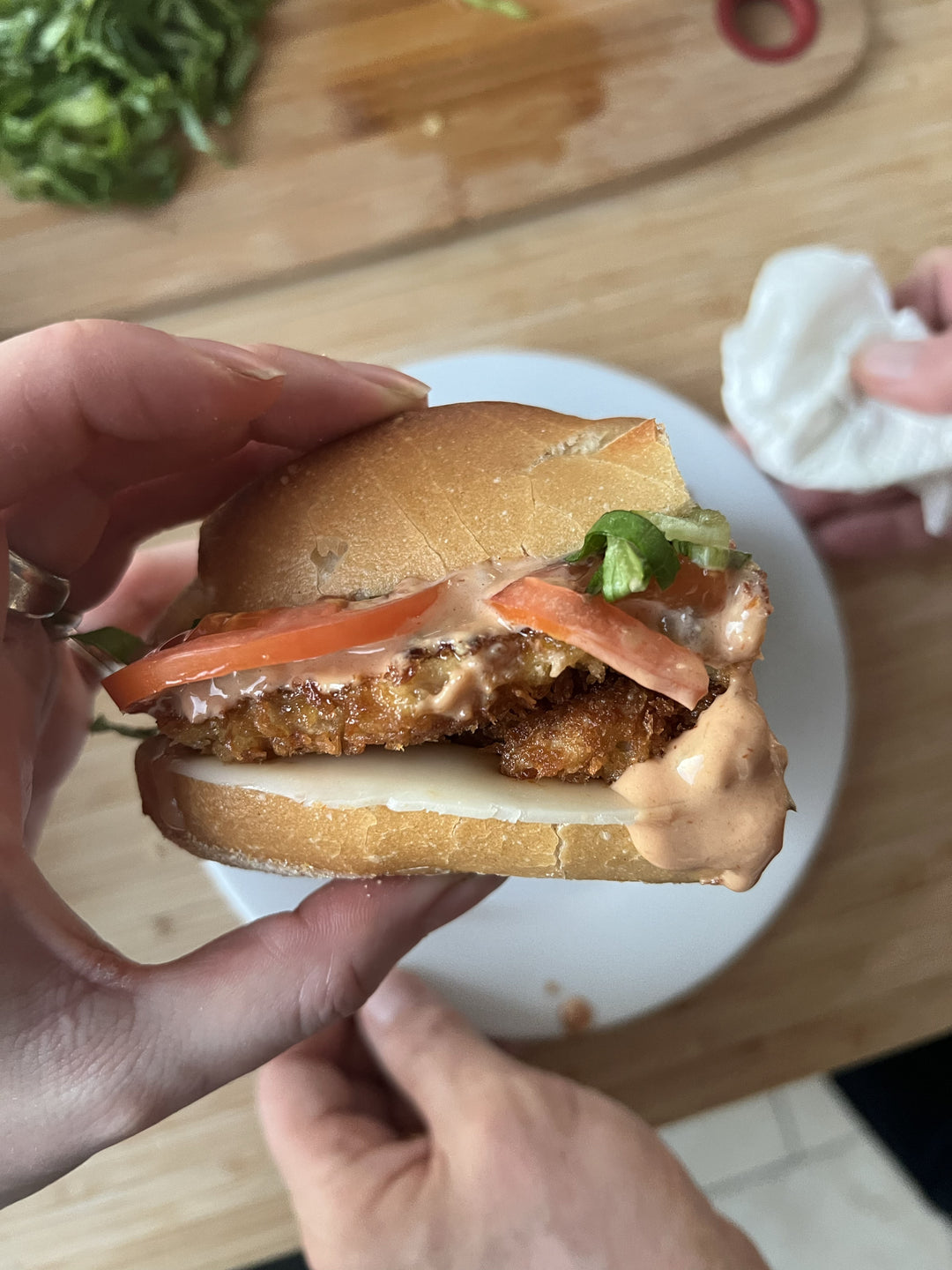 Rodrigues Kitchen Fried Chicken Sandwich